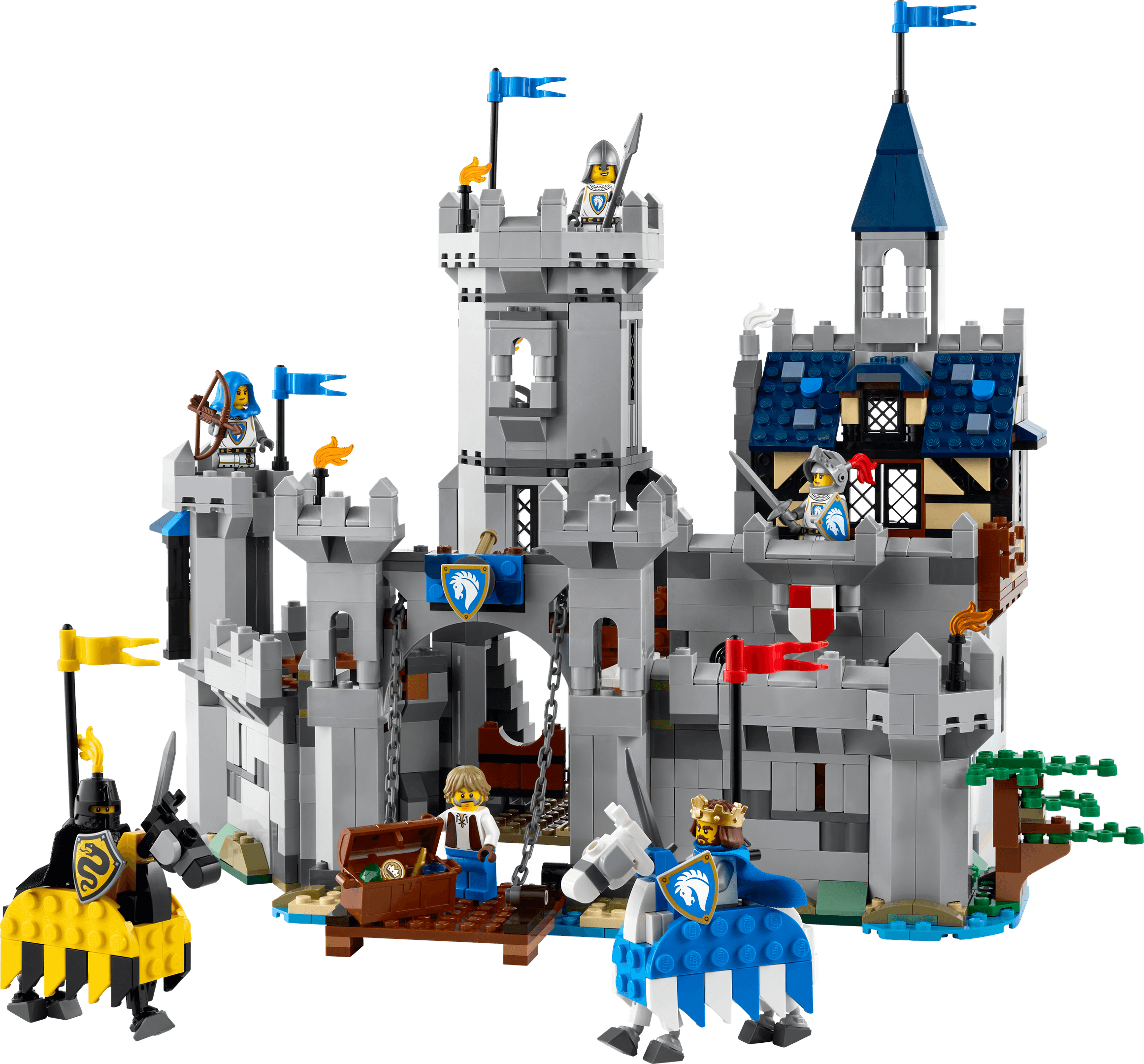 Medieval Horse Knight Castle