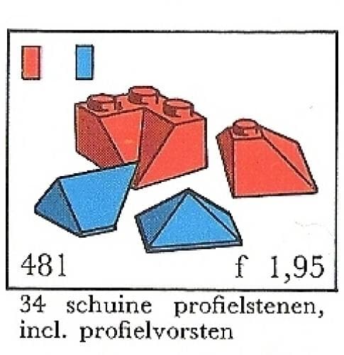 Slopes Regular, Double, Angle, Valley and Corner, Red (System)