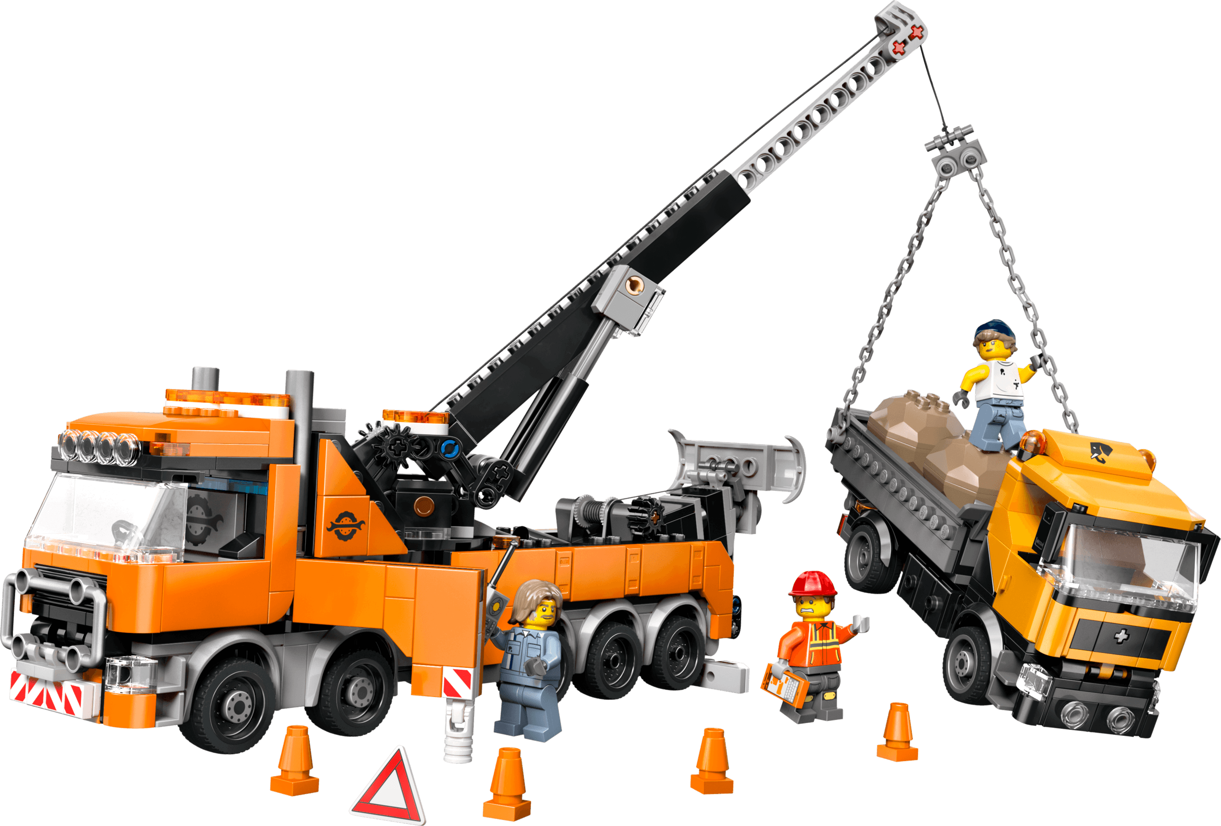 Heavy-Duty Recovery Tow Truck with Crane