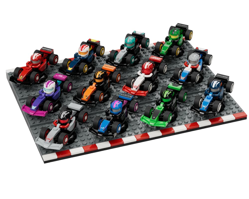 Display Podium for F1 Collectible Race Cars