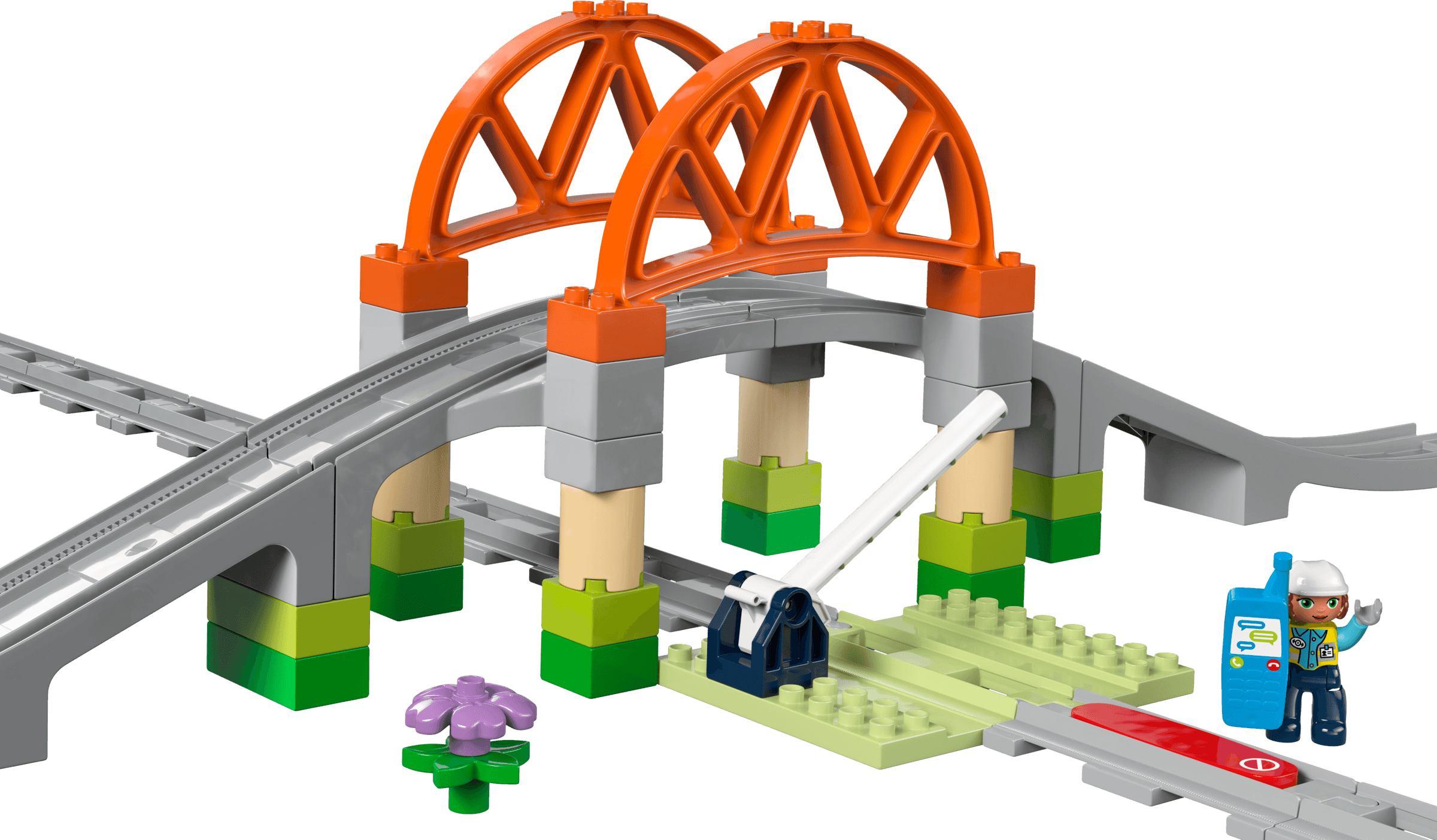 Train Bridge and Tracks Expansion Set