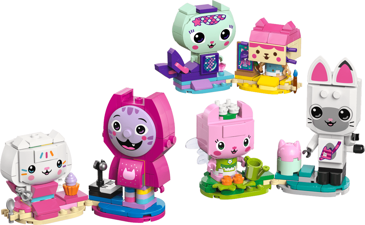 Gabby's Brick-Built Cat Friends