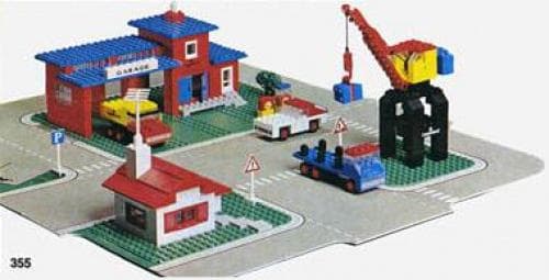 Town Center Set with Roadways