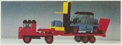 Low-Loader with Fork Lift Truck