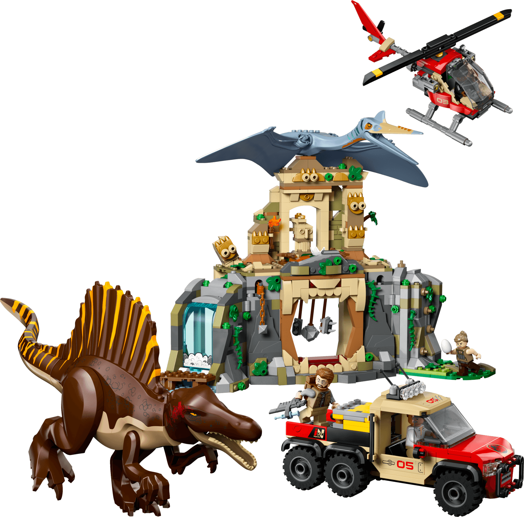 Spinosaurus & Quetzalcoatlus Air Mission