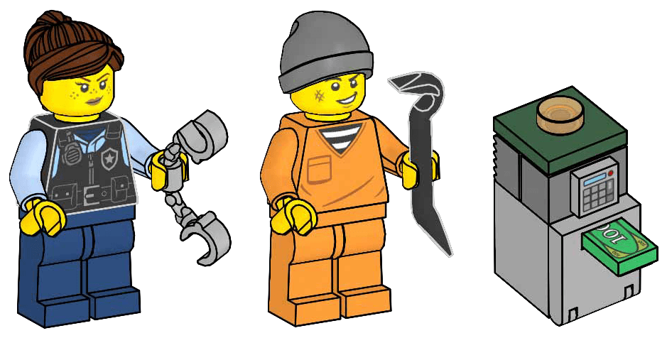 Police Officer and Criminal